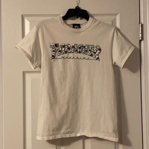 White trasher tshirt